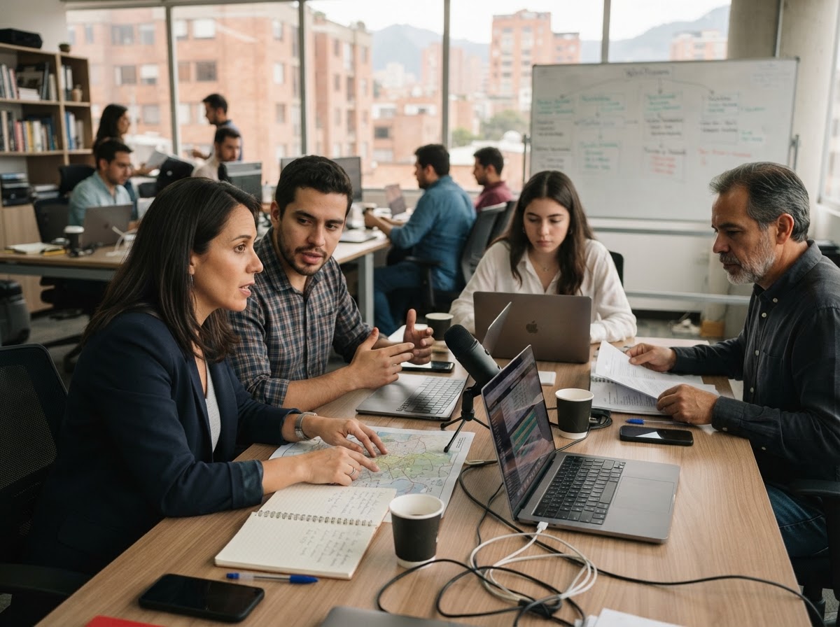El Pulso Informativo equipo revisando modelos de análisis financiero